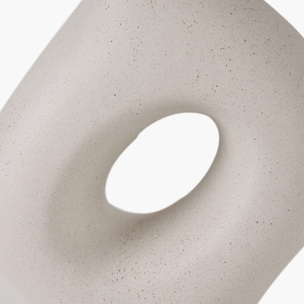 Ulla Monochrome Organic Ceramic Table Lamp.