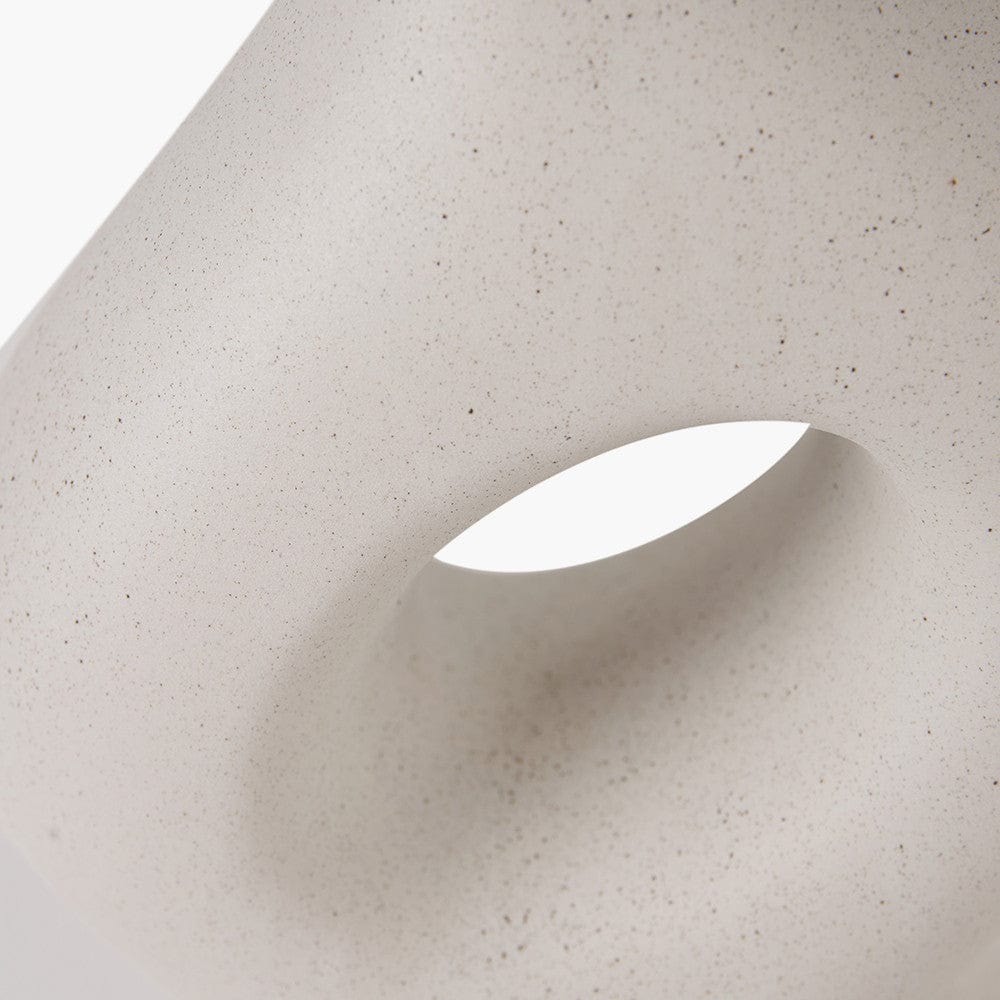 Ulla Monochrome Organic Ceramic Table Lamp.