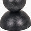 Pacific Lifestyle Lighting Vala Graphite Metal Textured Effect Ball Table Lamp House of Isabella UK
