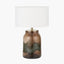 Pacific Lifestyle Lighting Valtellina Brown and Green Glass Table Lamp Base House of Isabella UK