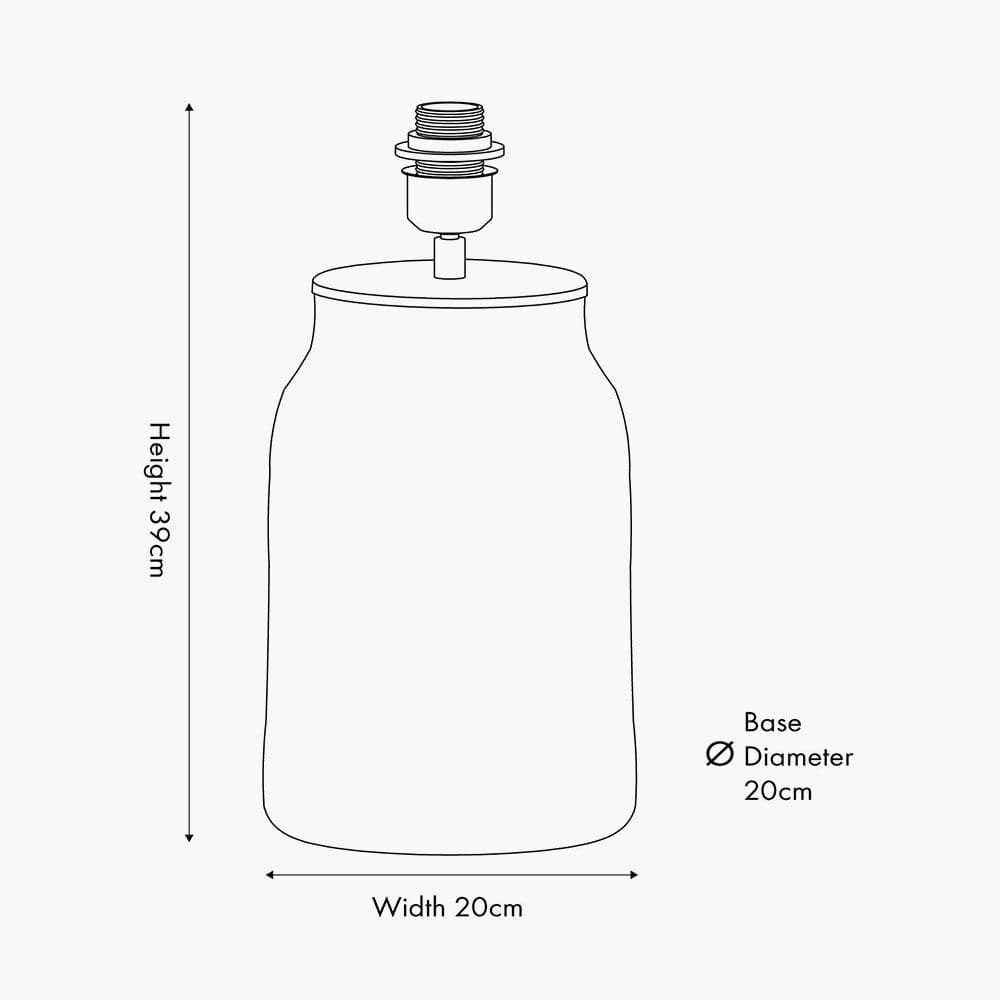 Pacific Lifestyle Lighting Valtellina Brown and Green Glass Table Lamp Base House of Isabella UK