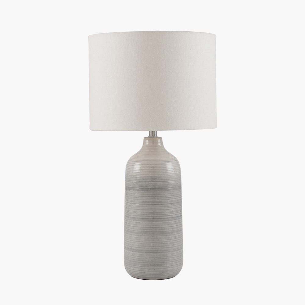 Venus Blue and Grey Ombre Ceramic Table Lamp.