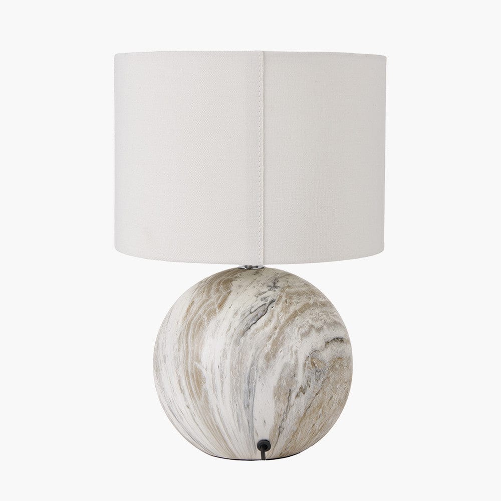 Viejo Grey Stone Effect Ceramic Table Lamp.