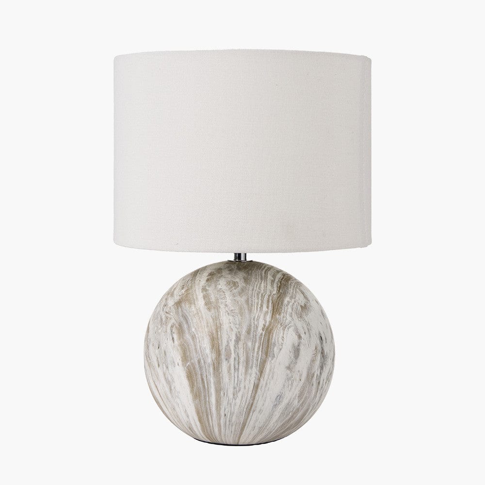 Viejo Grey Stone Effect Ceramic Table Lamp.
