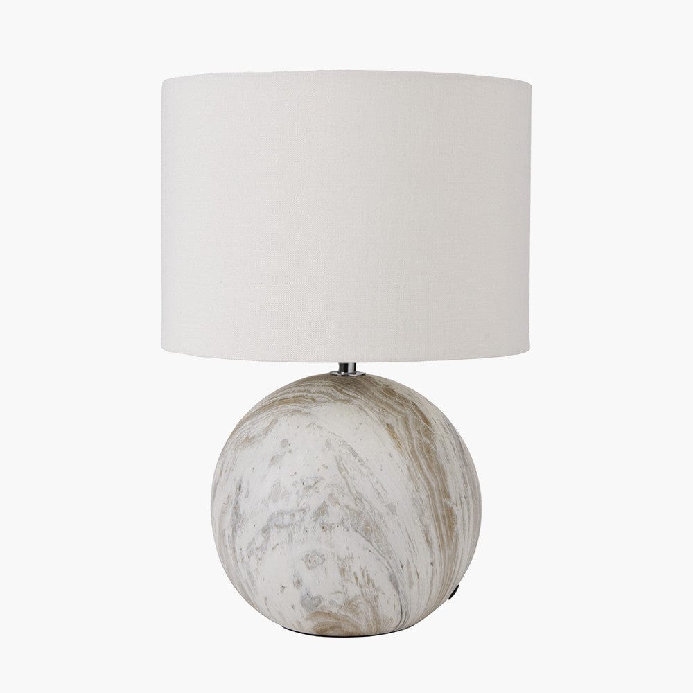 Viejo Grey Stone Effect Ceramic Table Lamp.