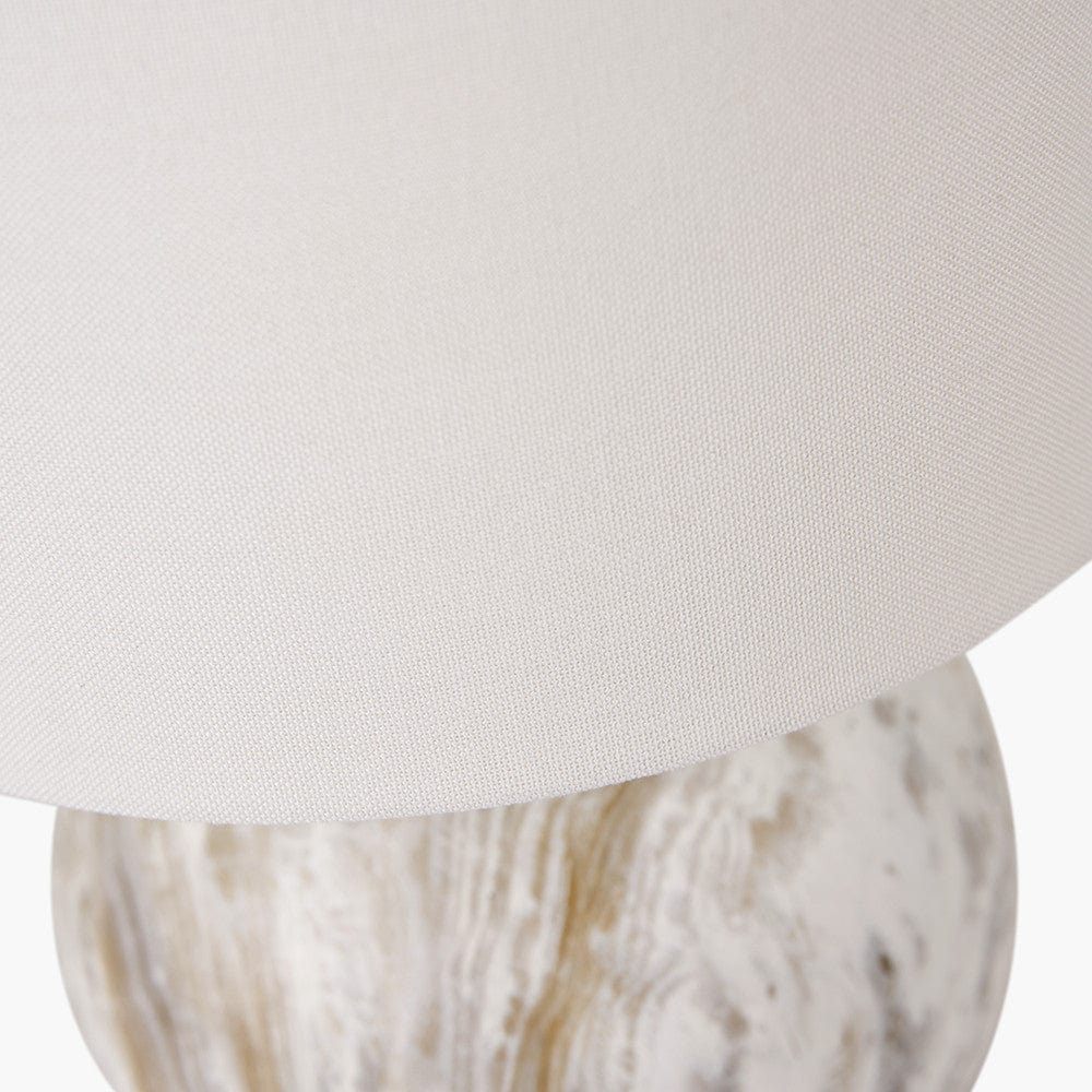 Viejo Grey Stone Effect Ceramic Table Lamp.