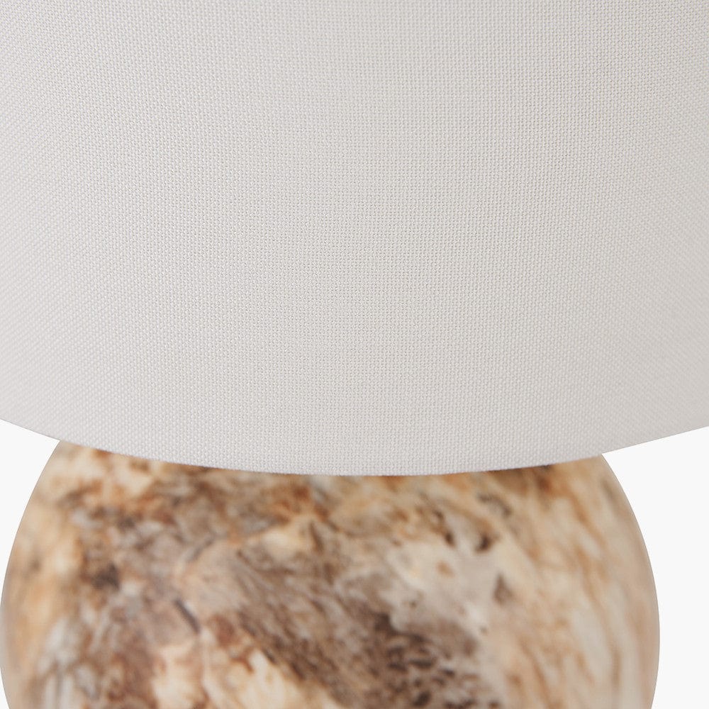 Pacific Lifestyle Lighting Viejo Natural Stone Effect Ceramic Table Lamp House of Isabella UK
