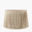 Vienna 45cm Taupe Chevron Mushroom Pleat Lampshade.