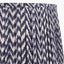 Pacific Lifestyle Lighting Vienna 50cm Blue Chevron Mushroom Pleat Lampshade House of Isabella UK