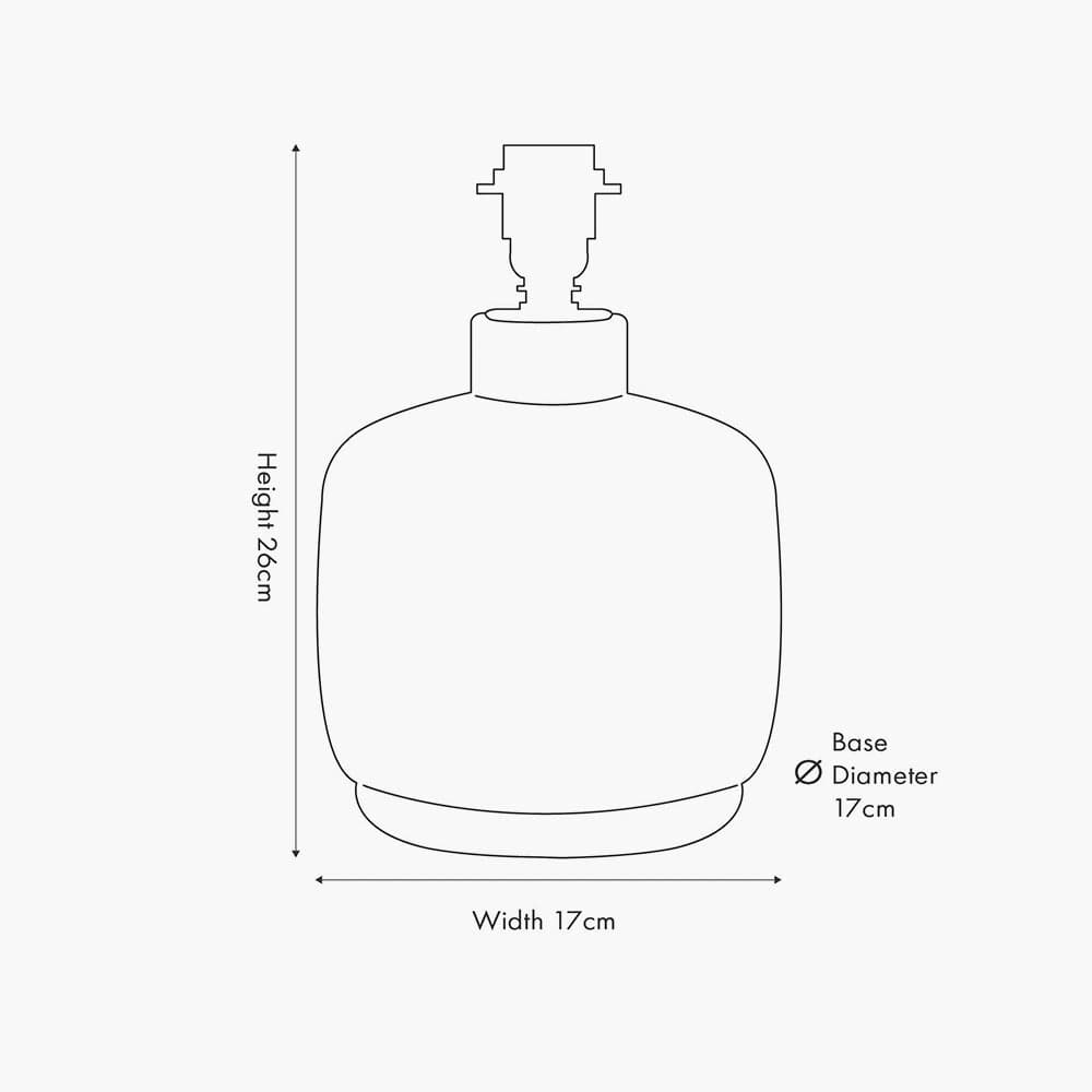 Pacific Lifestyle Lighting Vulcan Textured Volcanic Effect Grey Small Stoneware Table Lamp Base House of Isabella UK