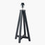 Pacific Lifestyle Lighting Whitby Matt Black Wood Tapered 4 Post Table Lamp - Base Only | OUTLET House of Isabella UK