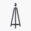 Pacific Lifestyle Lighting Whitby Matt Black Wood Tapered 4 Post Table Lamp - Base Only | OUTLET House of Isabella UK
