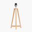 Whitby Natural Wood Tapered 4 Post Table Lamp Base.