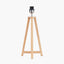 Whitby Natural Wood Tapered 4 Post Table Lamp Base.