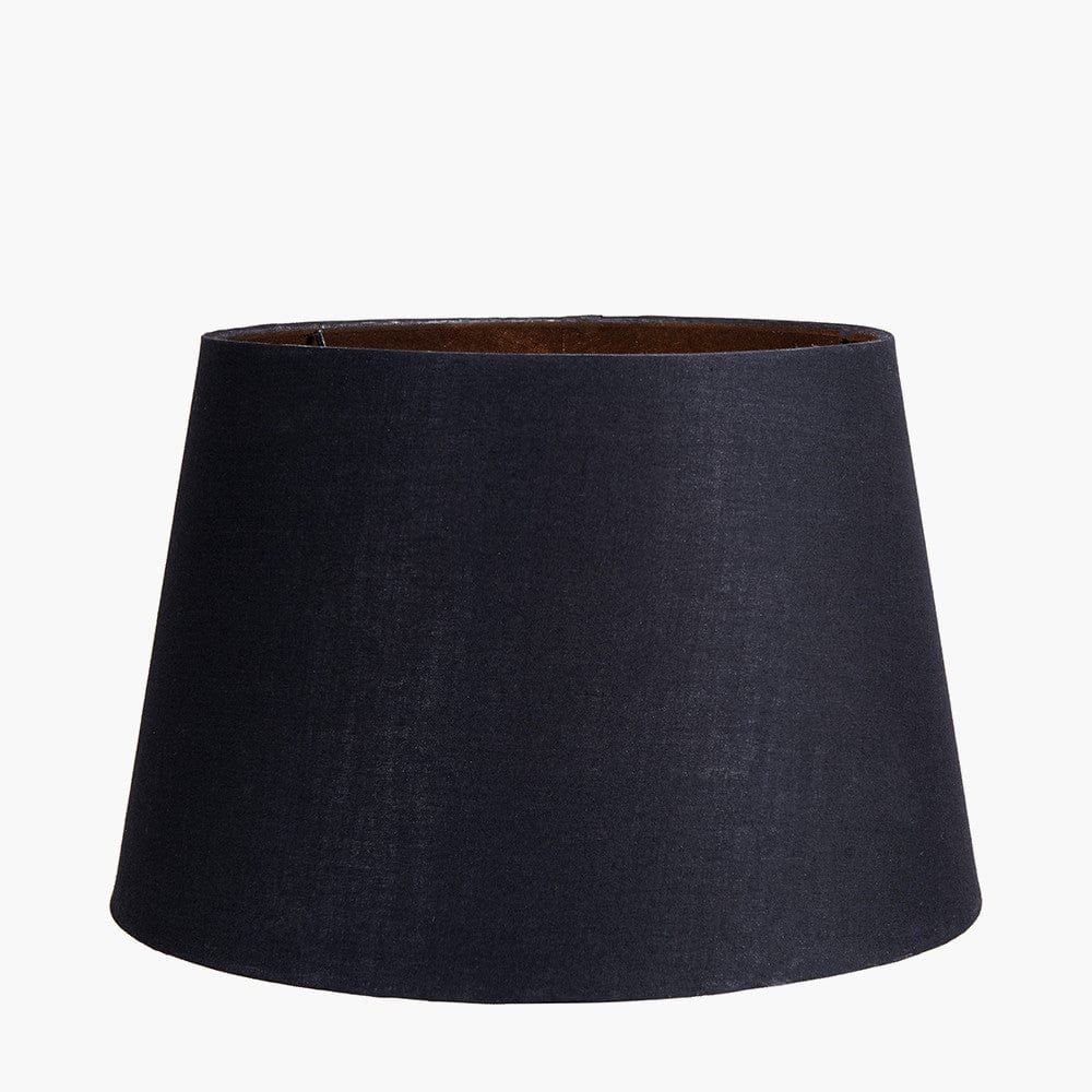 Windsor Sage Green Wooden Tripod Floor Lamp with Adelaide 40cm Black Tapered Cotton Mix Lampshade.