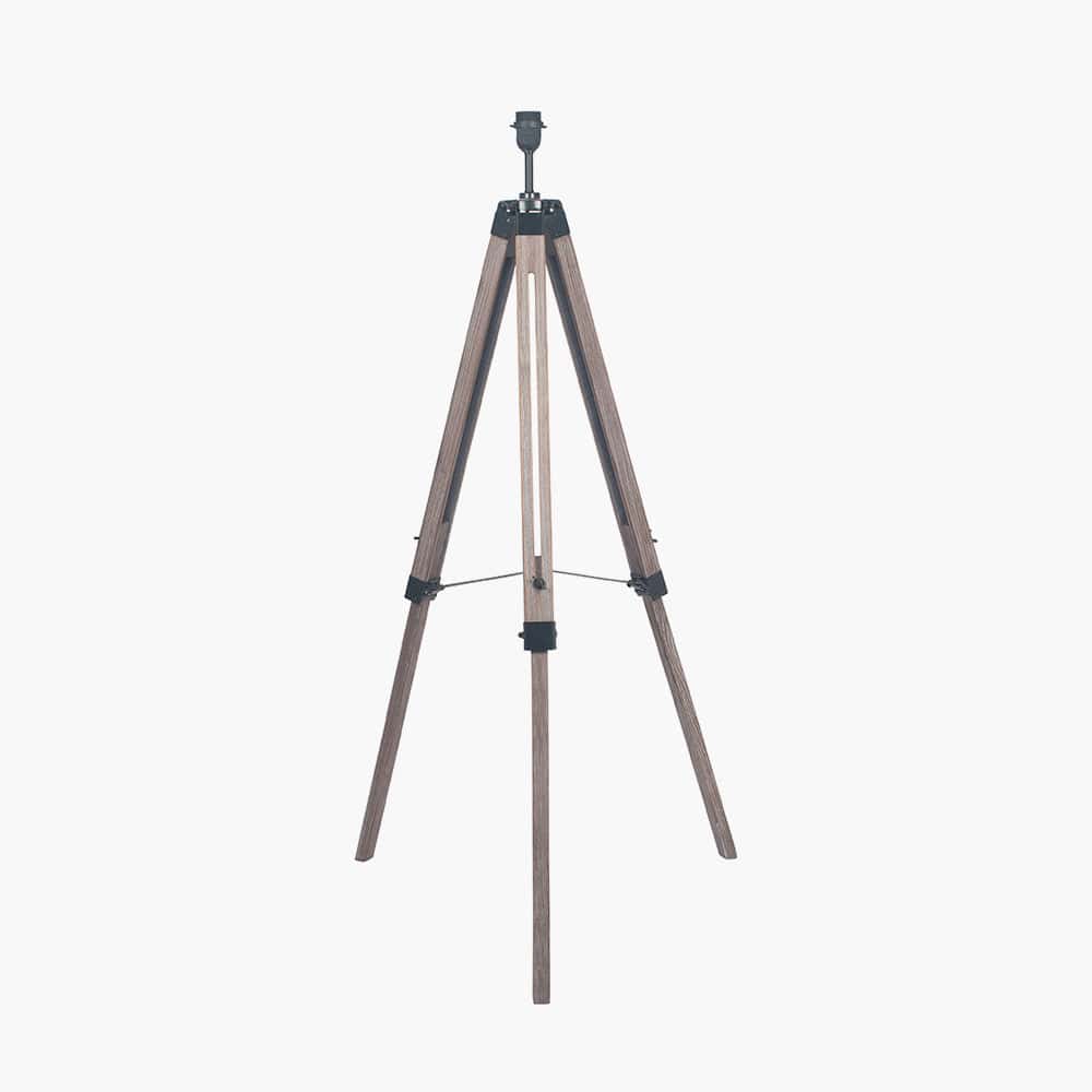 Pacific Lifestyle Lighting Windsor Wooden Tripod Floor Lamp - Base Only House of Isabella UK