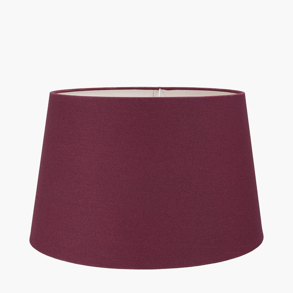 Winston 35cm Mulberry Handloom Tapered Cylinder Shade.
