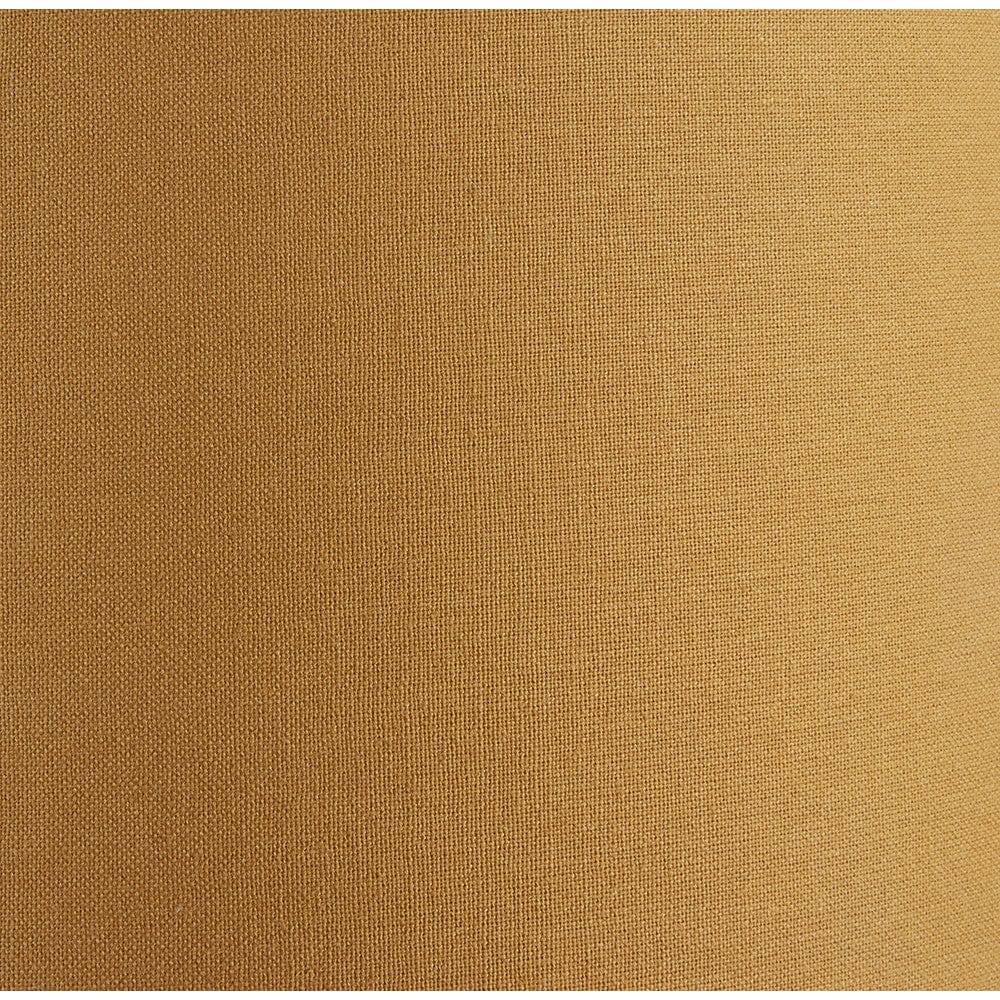 Winston 40cm Mustard Handloom Tapered Cylinder Shade.