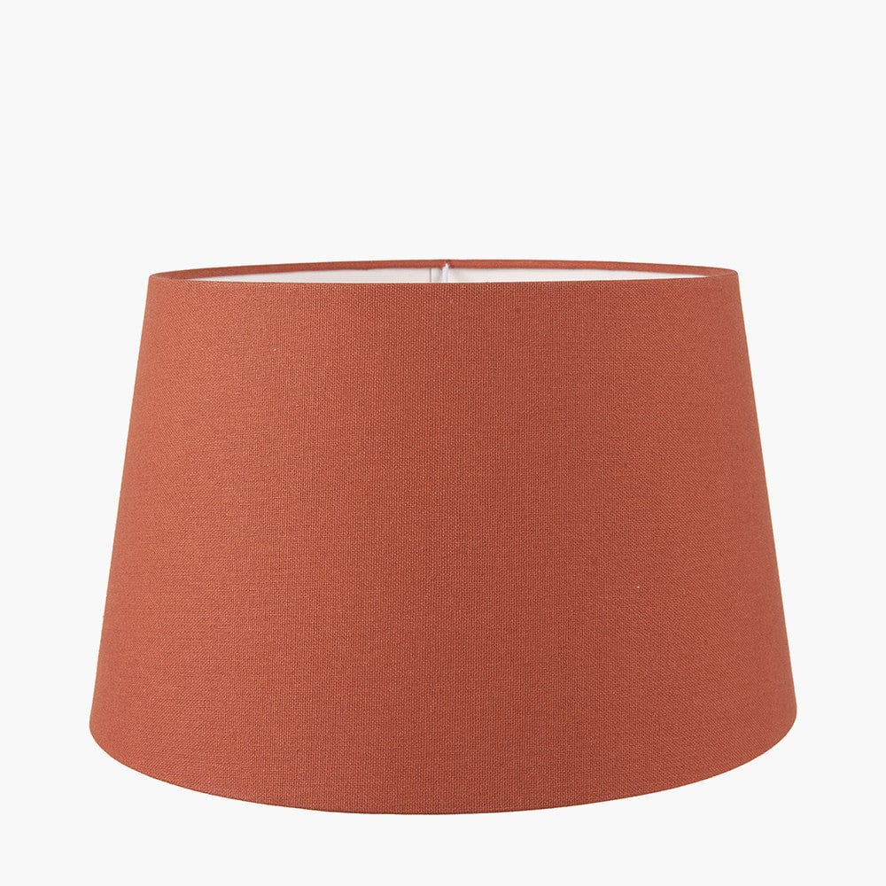 Winston 40cm Tobacco Handloom Tapered Lampshade.