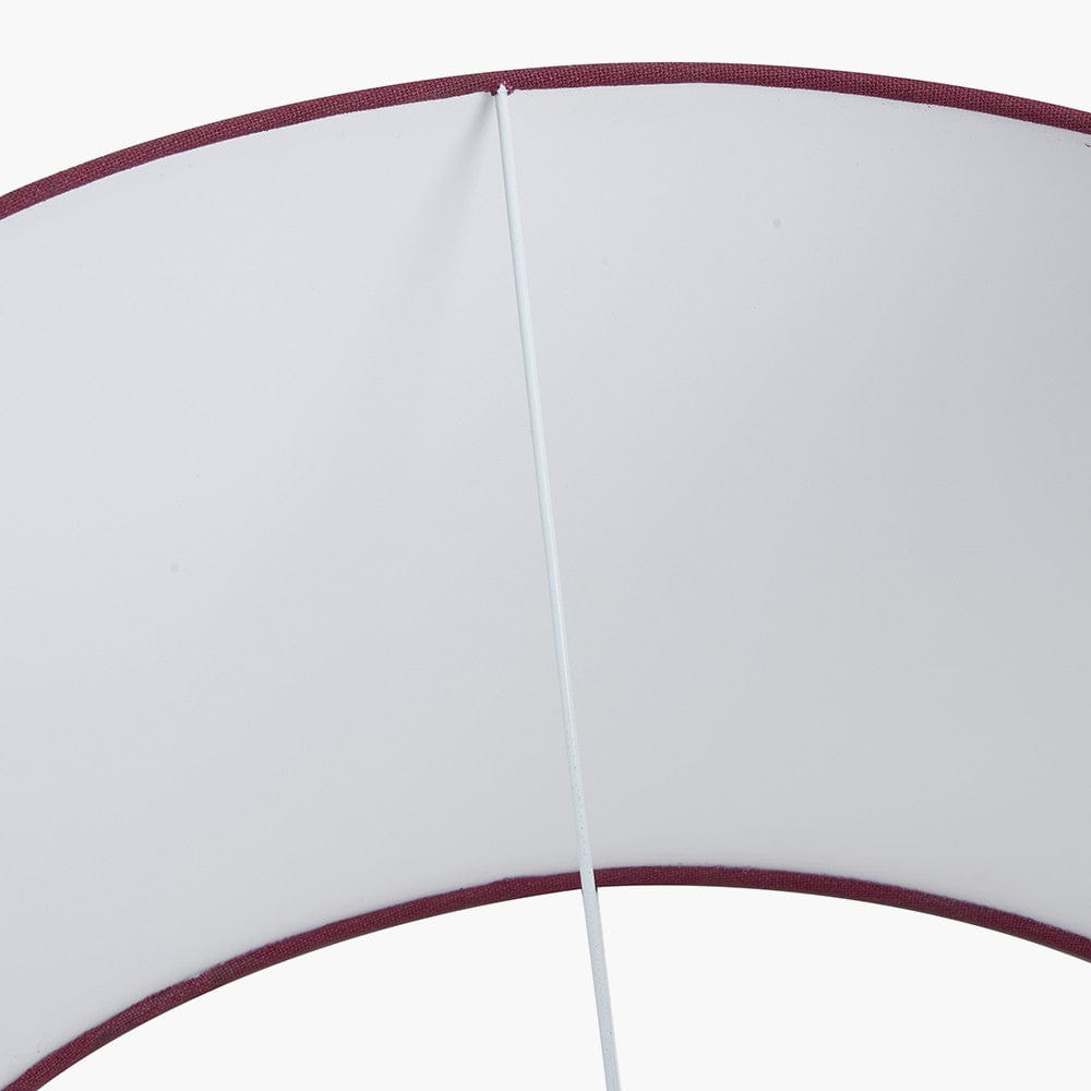 Winston 45cm Mulberry Handloom Tapered Cylinder Shade.