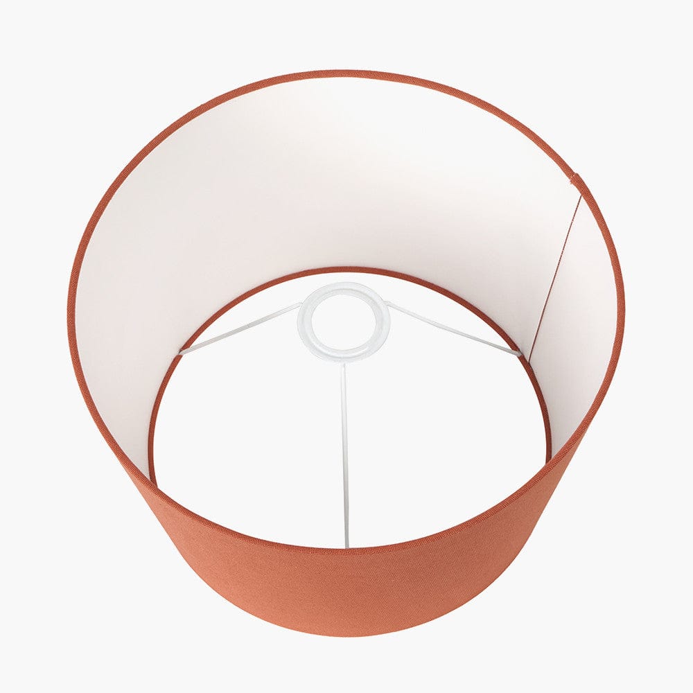 Winston 45cm Tobacco Handloom Tapered Lampshade.