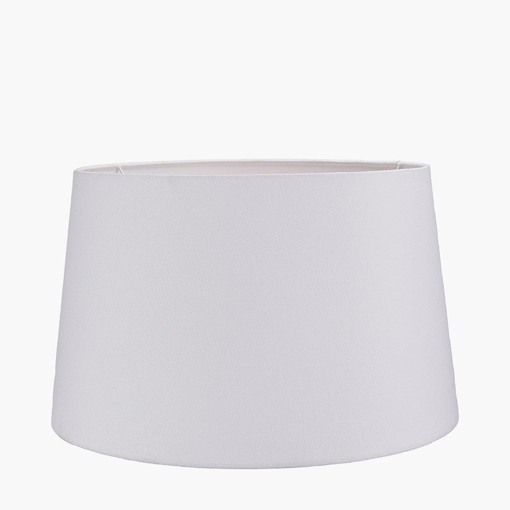 Winston 45cm White Handloom Tapered Cylinder Shade.