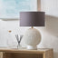 Wrenley Cream Ceramic Sea Urchin Table Lamp Base.