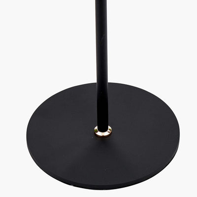 Pacific Lifestyle Lighting Xena Black and Rose Gold Metal LED Floor Lamp House of Isabella UK