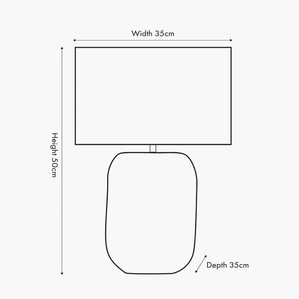 Zadi Natural Plaited Tall Water Hyacinth Table Lamp.