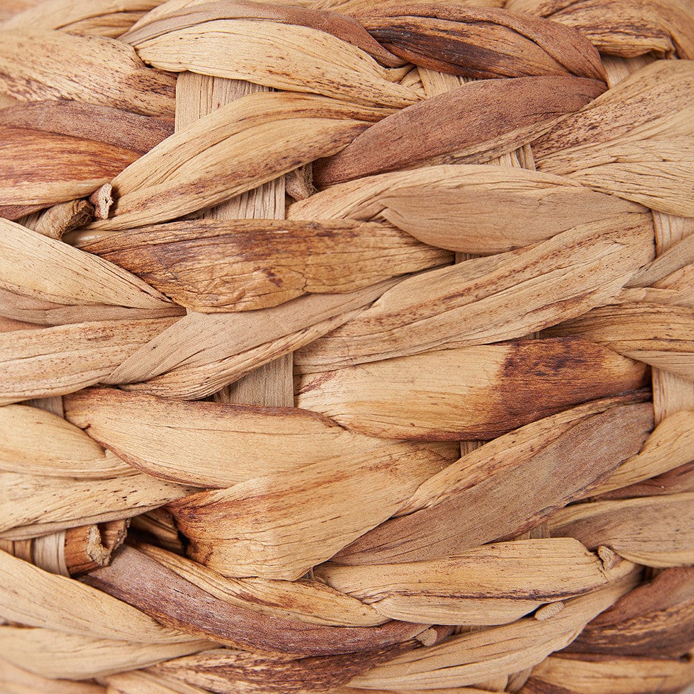 Zadi Natural Plaited Water Hyacinth Table Lamp.