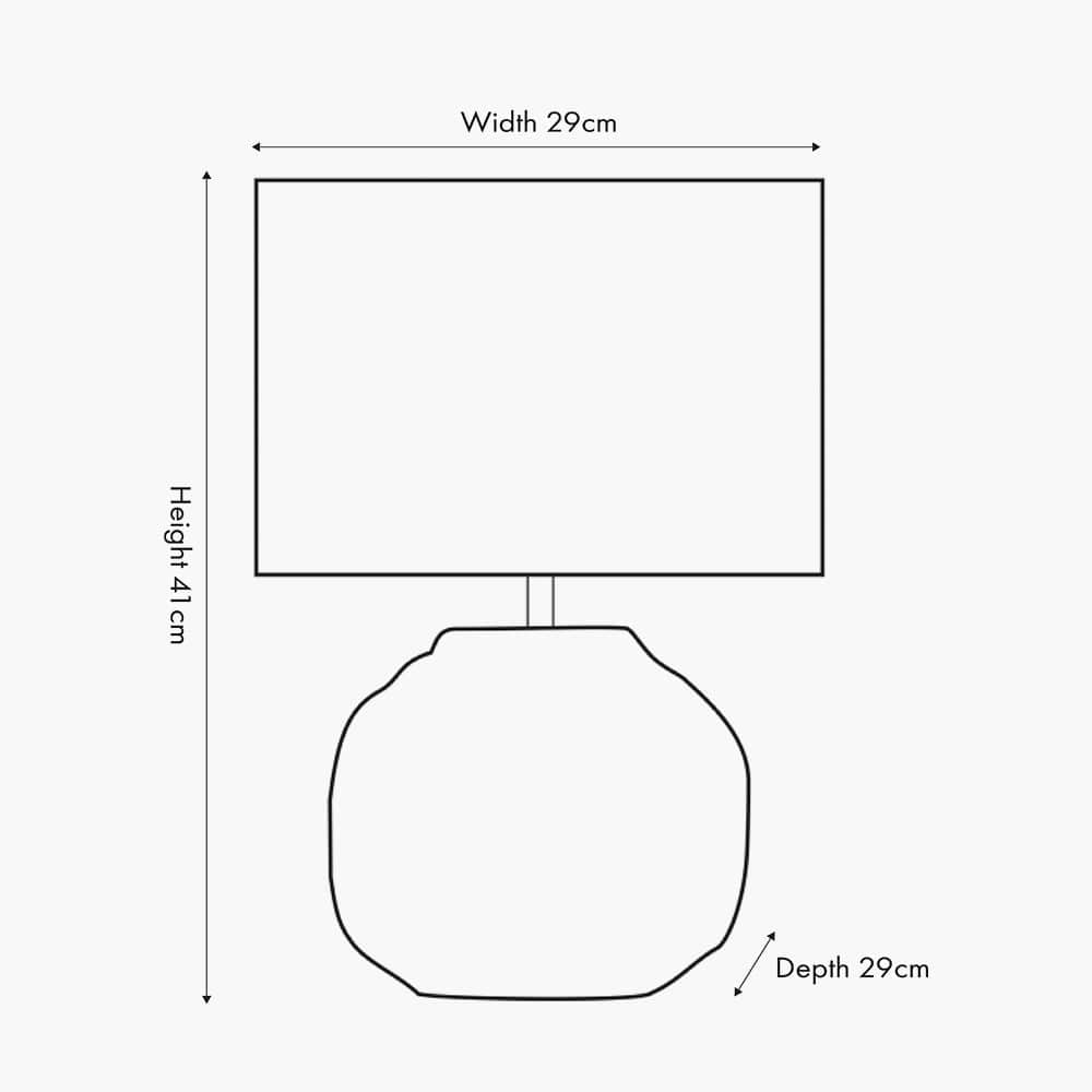 Zadi Natural Plaited Water Hyacinth Table Lamp.