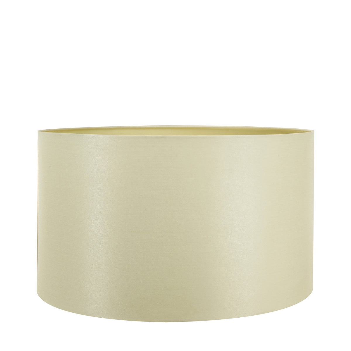 Zara 35cm Almond Silk Lined Cylinder Shade.