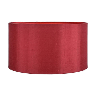 Pacific Lifestyle Lighting Zara 35cm Mulberry Silk Lined Cylinder Shade House of Isabella UK