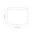 Zara 35cm Steel Grey Silk Lined Cylinder Lampshade.