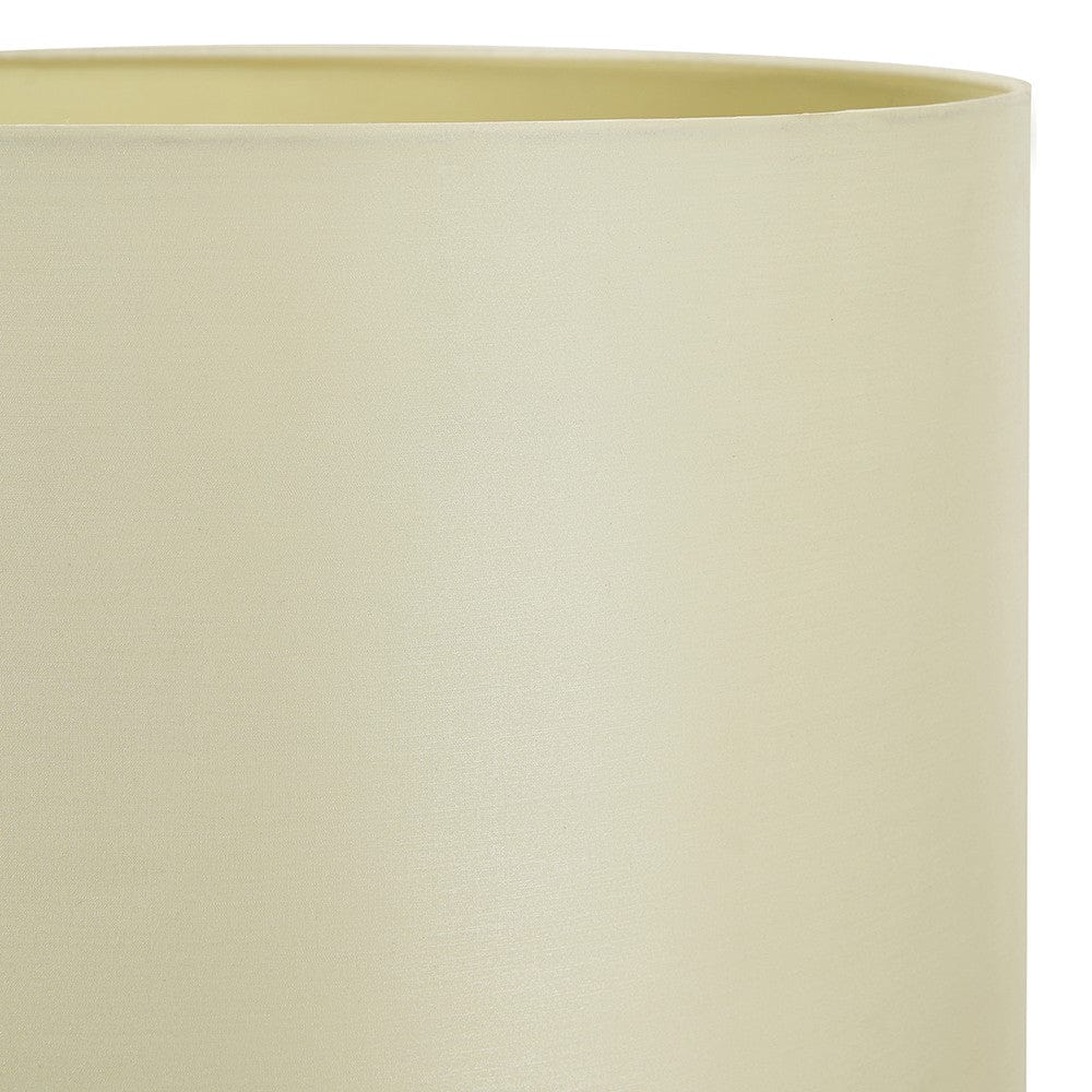 Pacific Lifestyle Lighting Zara 40cm Almond Silk Cylinder Drum Shade House of Isabella UK