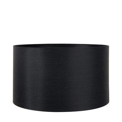 Pacific Lifestyle Lighting Zara 40cm Black Silk Cylinder Drum Shade House of Isabella UK