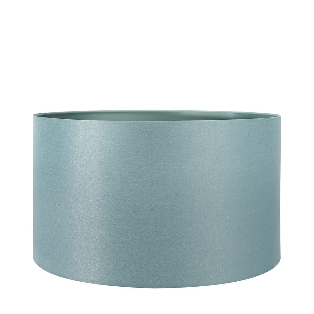 Zara 40cm Duck Egg Silk Cylinder Drum Shade.