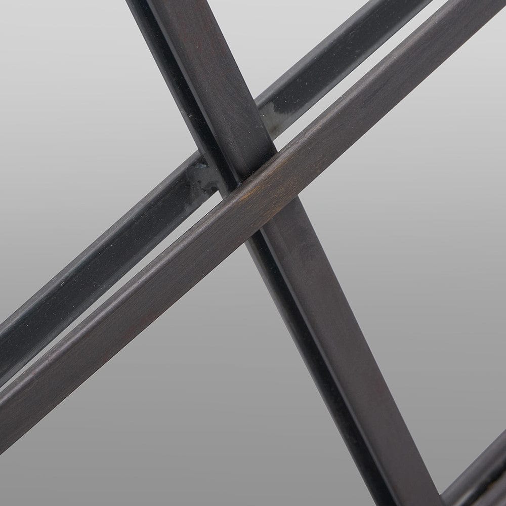 Antique Bronze  Metal Rectangular Floor Mirror.