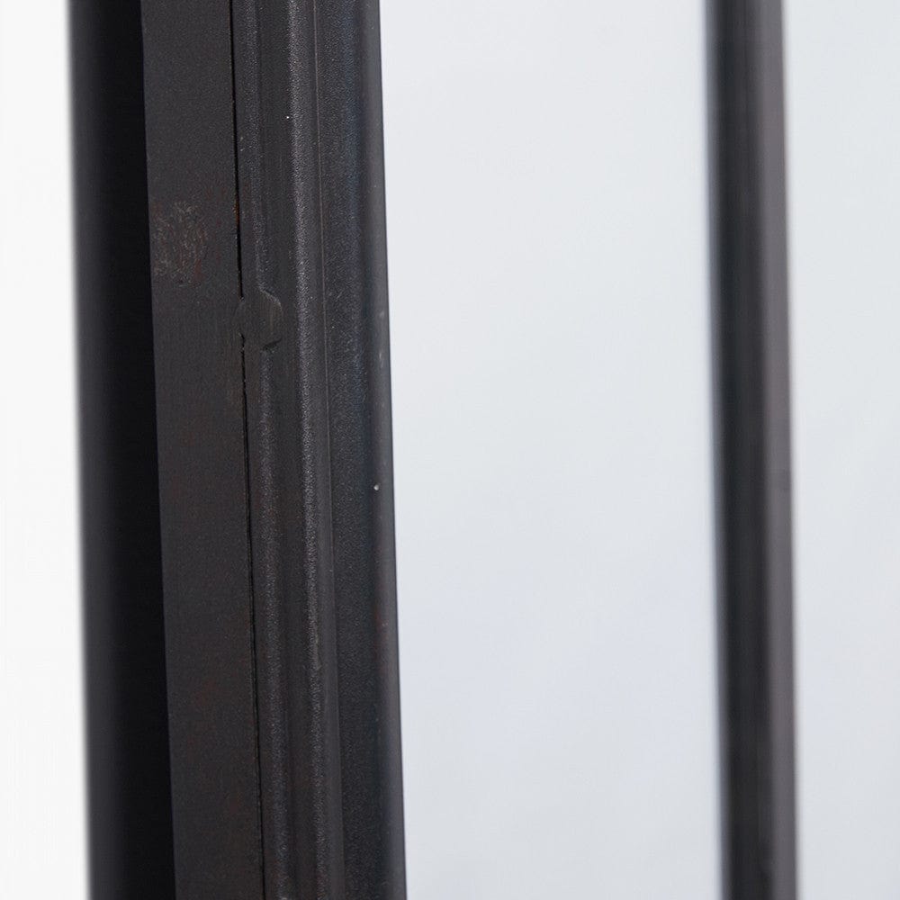 Antique Bronze  Metal Rectangular Floor Mirror.