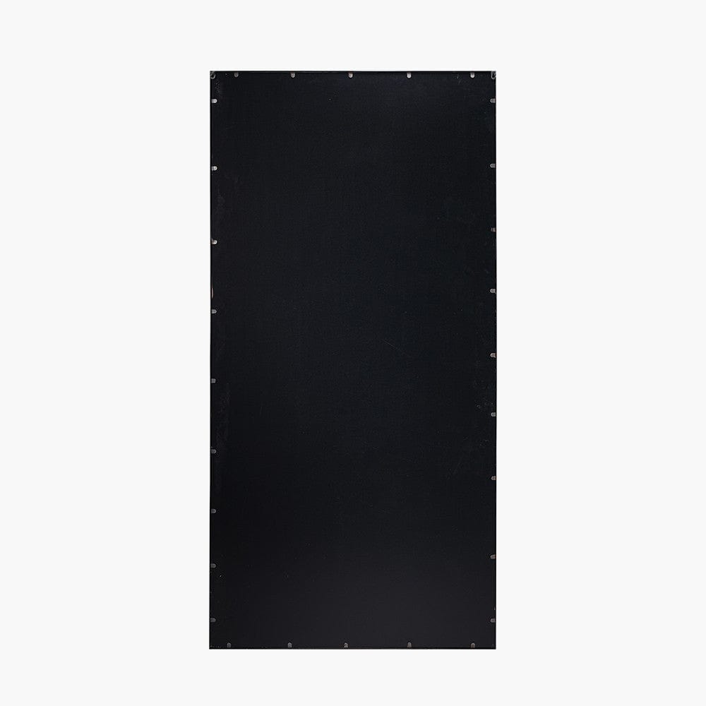 Antique Bronze  Metal Rectangular Floor Mirror.