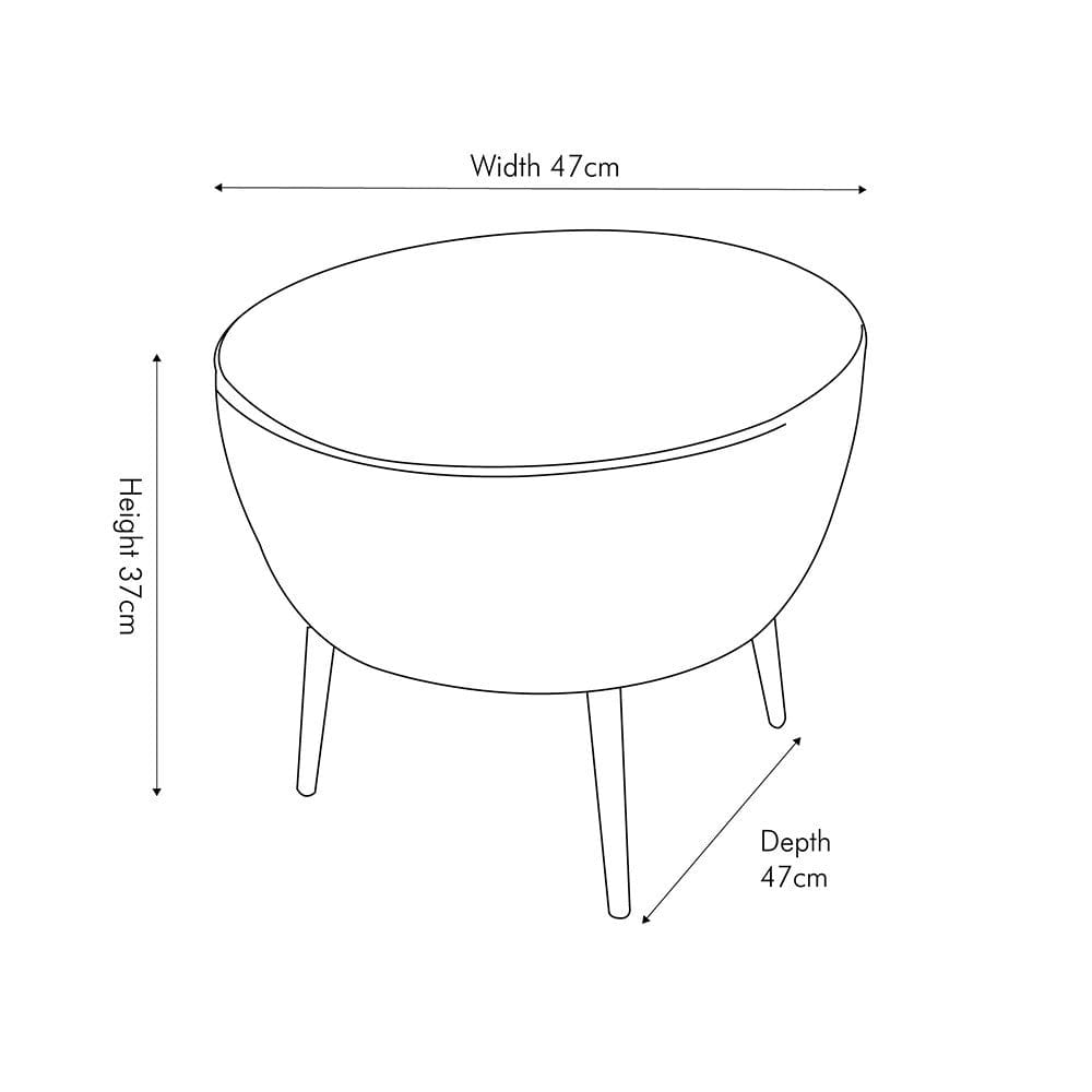 Donato Steel Grey Leather and Iron Stool.