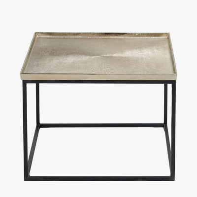 Pacific Lifestyle Living Franklin Gold Cast and Black Metal Coffee Table House of Isabella UK