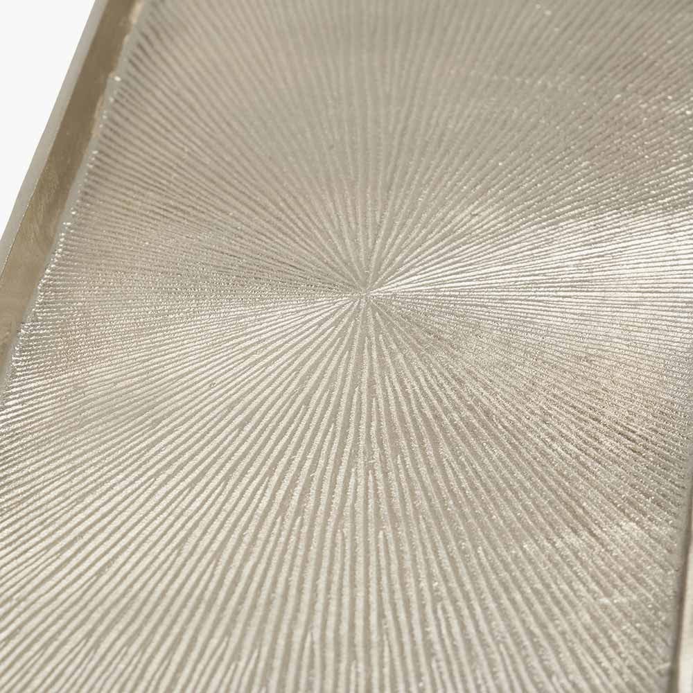 Franklin Gold Cast and Black Metal Console Table.