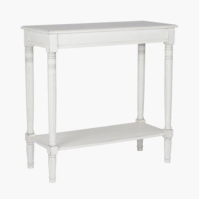 Pacific Lifestyle Living Heritage Elizabeth White Pine Wood Oblong Console K/D House of Isabella UK