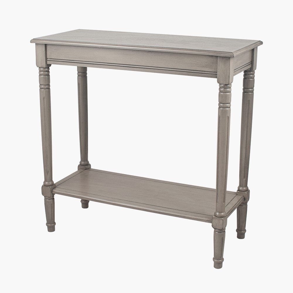 Pacific Lifestyle Living Heritage Taupe Pine Wood Rectangle Console K/D House of Isabella UK