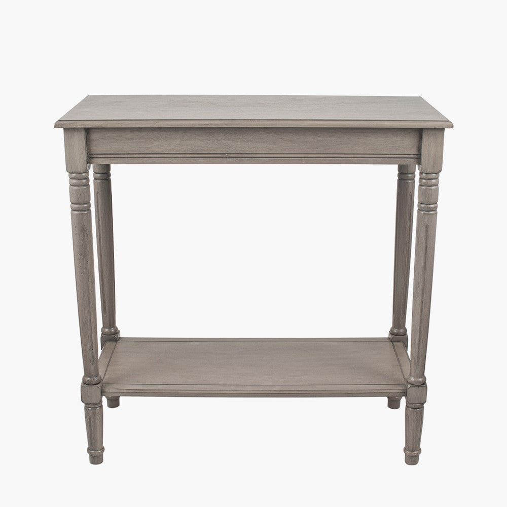 Heritage Taupe Pine Wood Rectangle Console K/D.