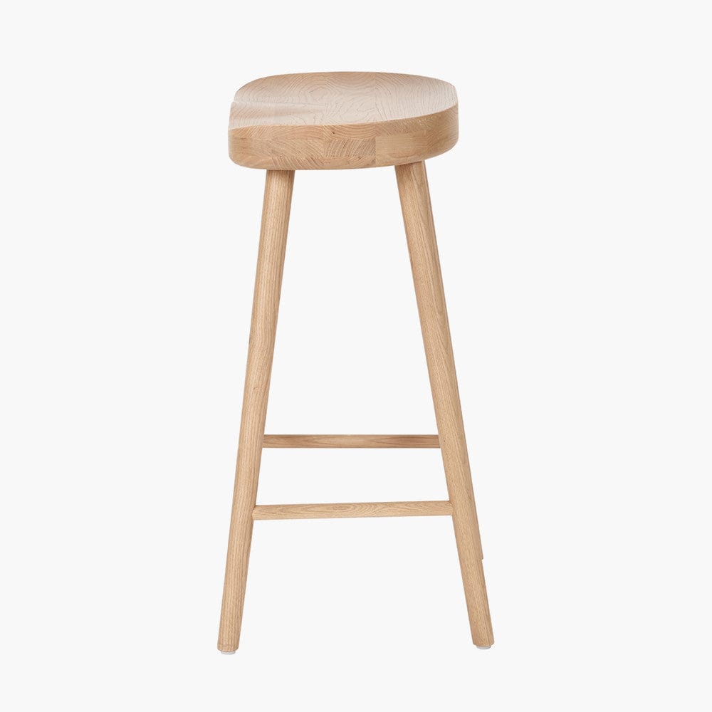 Pacific Lifestyle Living Laselle Ash Wood Bar Stool House of Isabella UK