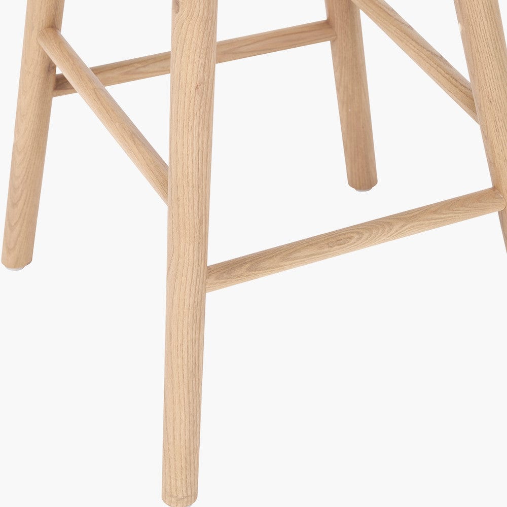 Laselle Ash Wood Bar Stool.