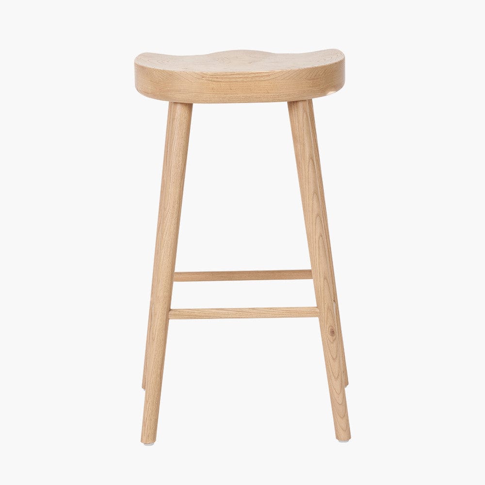 Laselle Ash Wood Bar Stool.