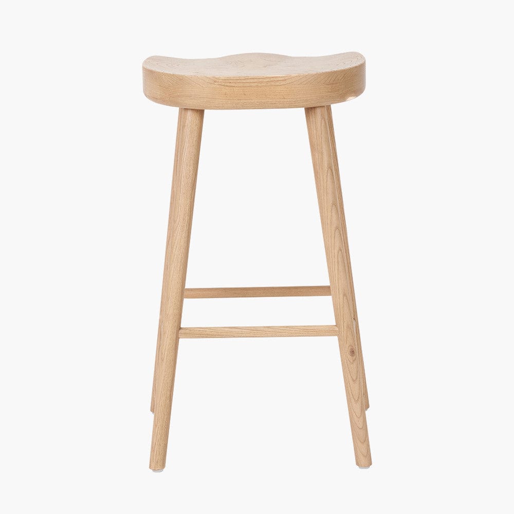 Pacific Lifestyle Living Laselle Ash Wood Bar Stool House of Isabella UK